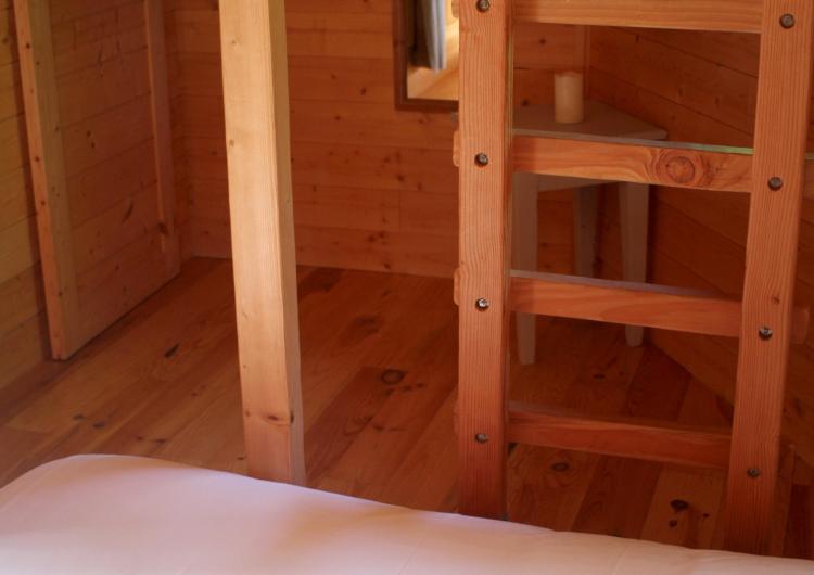 Vue intérieur cabane du Funambule