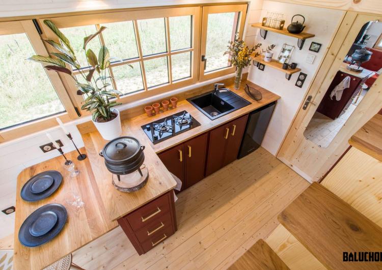 Cuisine equipée tiny house